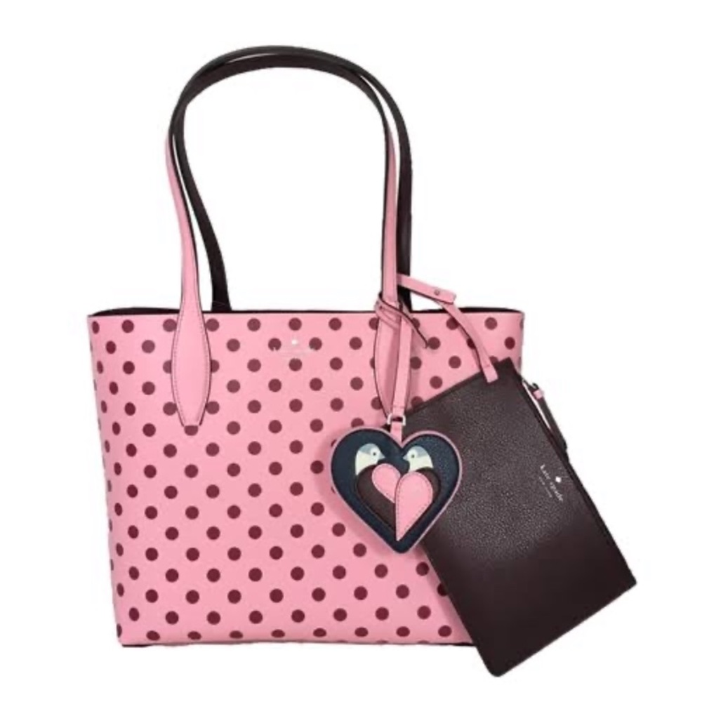Kate Spade Reversible Tote Love Birds